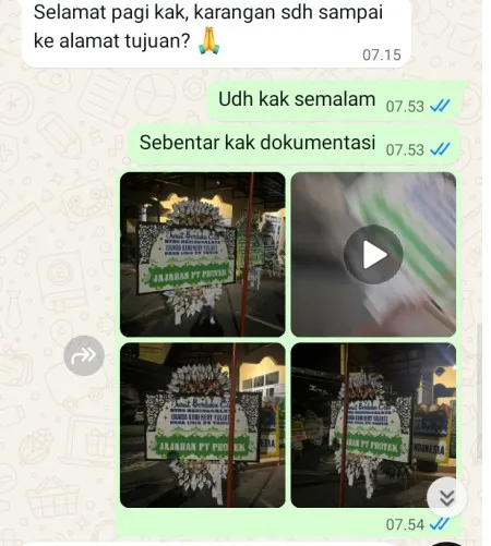 Pengiriman Papan Bunga Selamat Kelapa Gading Boulevard