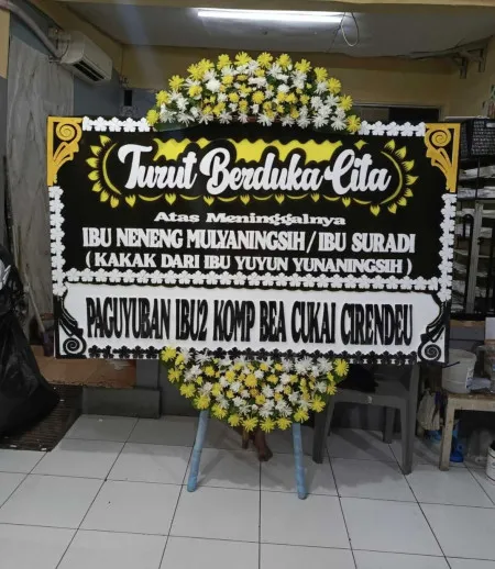 Papan Bunga Duka Kelapa Gading Boulevard